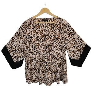 Lane Bryant Women's V-Neck Blouse Size XL 14 / 16